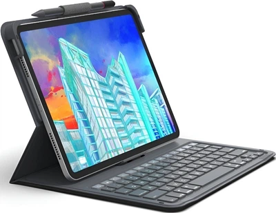 Чохол-клавіатура Zagg Messenger Folio 2 для Apple iPad Pro 11 (2018-2022) / iPad Air 10.9 (2020-2022) / iPad Air 11 (2024-2025) Black (103016727)