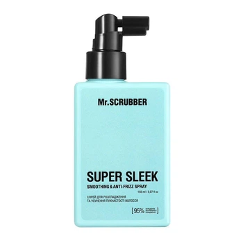 Спрей для розгладження та усунення пухнастості волосся Mr.SCRUBBER Smoothing & Anti-Frizz Spray Super Sleek 150 мл
