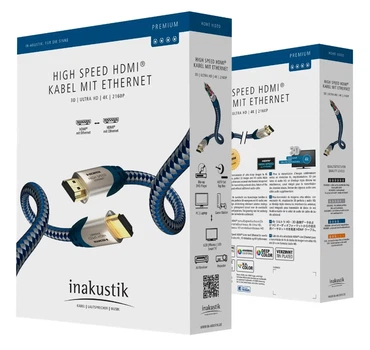 Кабель Inakustik Premium High Speed HDMI Cable with Ethernet 2 м