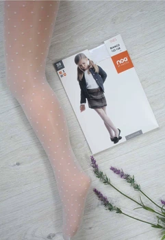 Дитячі колготки KNITTEX Ines 20 den, р.116-122 Bianco Білий