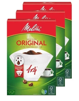Фильтры Melitta Original 1x4 120 шт. белые