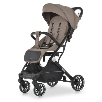 Коляска детская прогулочная с регулируемой ручкой бежевая BAMBI (M 5727-1 Taupe Gray)