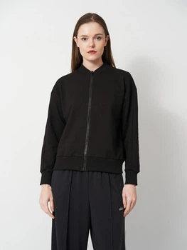 Лонгслів жіночий ALO YOGA ALOSOFT 1/2 ZIP RAPID PULLOVER BLACK