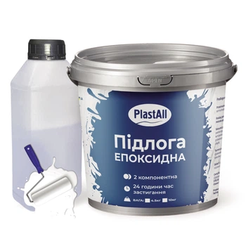 Эпоксидный наливной пол для бетона и металла Plastall™ 1 кг Белый