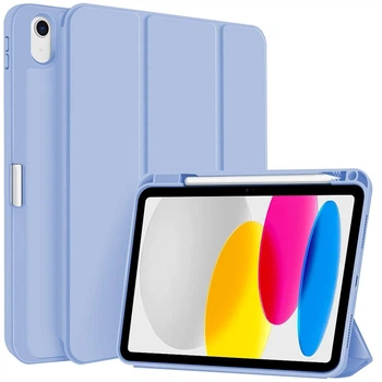 Чехол CoverSoft iPad 11 (10.9) А16, 2024 with Apple Pencil Holder, Blue