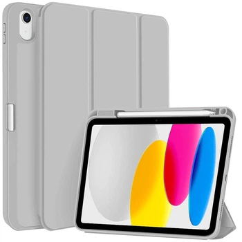 Чехол CoverSoft iPad 11 (10.9) А16, 2024 with Apple Pencil Holder, Grey