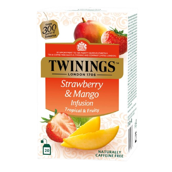 Чай Twinings фруктовий полуниця та манго 20 пакетиків