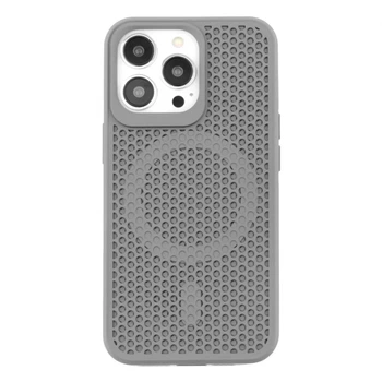 Чехол TPU+PC AeroCool с MagSafe для iPhone 13 Pro серый противоударный с защитой камеры