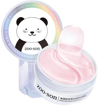 Гидрогелевые патчи для кожи вокруг глаз Zoo:Son Seaweed Repair Eye Mask с экстрактом водорослей, 60 шт (6973098898313)