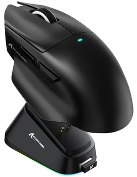 Мышь ATTACK SHARK V6 Wireless/Bluetooth/USB Black (AS-6972792472652-B)