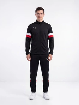 Спортивний костюм чоловічий Puma Individualrise 65899690 L Black-White-Red (4069162392596)