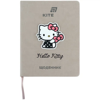 Щоденник шкільний Kite, тверда обкладинка, PU Hello Kitty HK26-264-1
