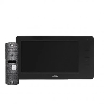 Комплект відеодомофону Arny AVD-7005 Black/Grey (чорно\сірий)