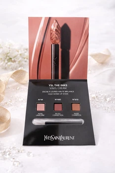 Пробник жидкая помада с эффектом сияния для губ Yves Saint Laurent The inks vinyl cream