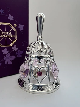 Фигурка со стразами Swarovski Колокольчик 7 см 1602453