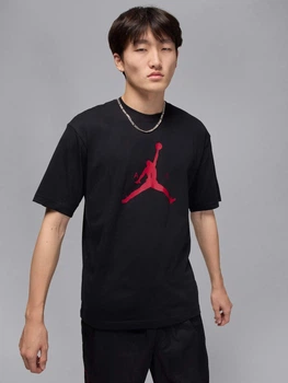 Koszulka męska bawełniana Jordan M J Jumpman Ss Hbr Tee IM9801-011 L Czarna (198730649627)