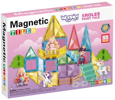 Магнитный конструктор Woopie 3D Сказочный замок 55 элементов 55853 (5906280655853)
