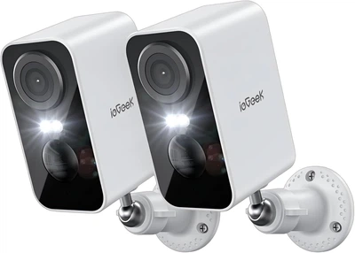 Комплект беспроводных внешних камер видеонаблюдения ieGeek ZS-GX3S с WiFi (2 шт)