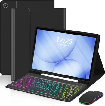 Чехол-клавиатура с мышью для Samsung Galaxy Tab A11 Plus/A9 Plus 2025/2023