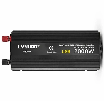 Инвертор Lvyuan F-2000A 12-230V 1000W/2000W модифицированная синусоида