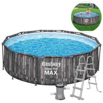 Каркасный бассейн Bestway с лестницей и фильтром, 366х100 см, 9150 л (IP-173200)