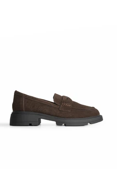 Лофери замшеві жіночі Meideli 6245/Brown/6401/XC558-7/B 38 Коричневий