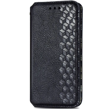 Кожаный чехол-книжка GETMAN Cubic (PU) для Samsung Galaxy A31 Черный