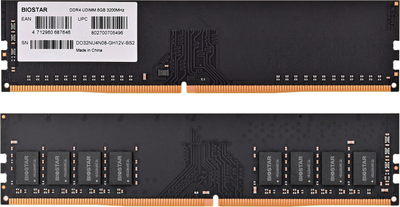 Оперативна пам'ять Biostar DDR4-3200 8GB PC4-25600 (DO32NU4N08)