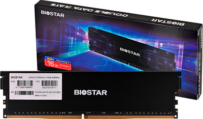 Оперативна пам'ять Biostar DDR4-3200 16GB PC4-25600 (DO32NU4H16)