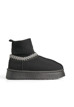 Уггі з хутром жіночі Lion 9066/Black/Fur/CL2519/B 39 Чорний