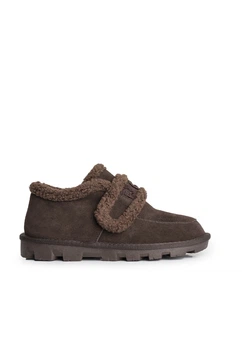 Уггі замшеві жіночі Gifanni 9025/Chocolate/5826-440/B 37 Коричневий