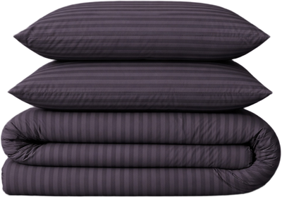 Комплект постельного белья MirSon Полуторный 143 x 210 17-0603 Stripe Violet Бязь (2200008051099)
