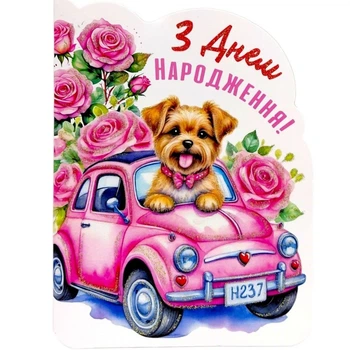 Листівка вітальна (набір 10 шт) FIESTA (290913)
