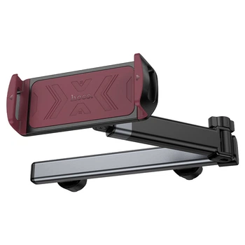 Автомобільний тримач на підголівник Hoco H69 Gamble telescopic tablet car holder (rear pillow) 4.5-13" Black