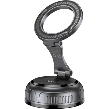 Автомобільний тримач HOCO H92 High vacuum suction cup magnetic holder 4.5-7" Black