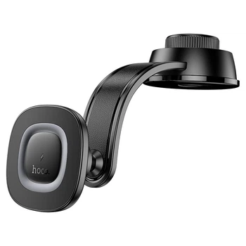 Автомобільний тримач із бездротовою зарядкою Hoco HW31 Crown magnetic wireless charging (center console) Black
