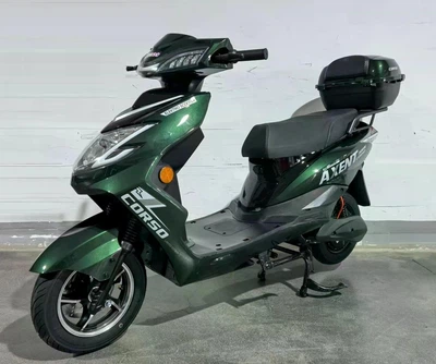 Електричний скутер Corso Axent AX-302744 (1) двигун 1500W, акумулятор літій-залізо-фосфатний 72V/30Ah, в коробці - Зелений