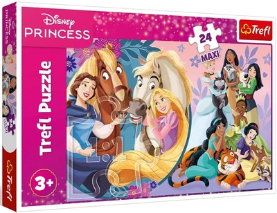 Пазли Trefl 24 Maxi Принцеси. Посмішка дружби / Disney Princess / Trefl / 24 елементи (14379)