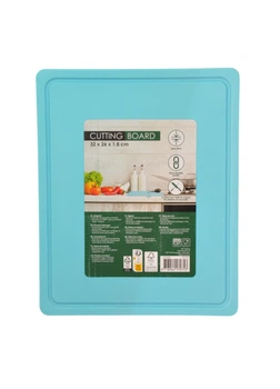 Разделочная доска 32х26х1,8 см голубая Aldi