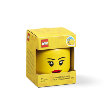 Pojemnik LEGO Głowa Mini Girl 360 ml (5711938033538)