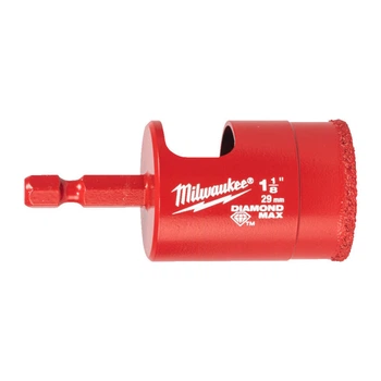 Коронка алмазная Diamond Plus/Max MILWAUKEE, Ø29,0мм (1/4'' Hex) (сверление с водой)