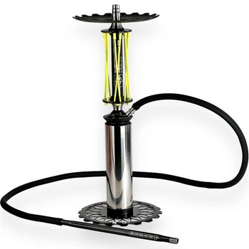 Кальян Trumpet Rider W40 Still черно-салатовый 49см из нержавеющей стали