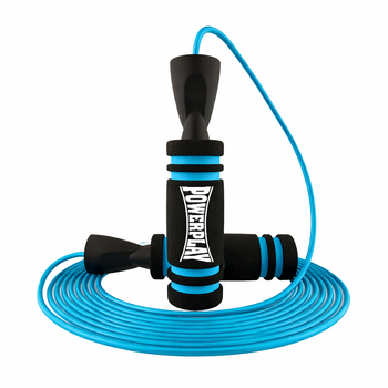 Скакалка швидкісна PowerPlay Jump Rope 4213 чорно-синя 3 м (PP_4213_Blue)