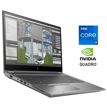 Мобильная рабочая станция HP ZBook Fury 15 G8 / 15.6" (1920x1080) IPS / Intel Core i7-11850H (8 (16) ядер по 2.1 - 4.8 GHz) / 16 GB DDR4 / 256 GB SSD / nVidia Quadro T1200, 4 GB GDDR6, 128-bit / WebCam / Win 11 Pro б/у