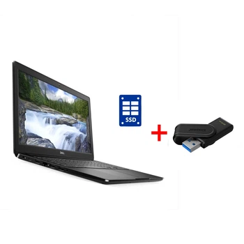 Ультрабук Dell Latitude 3500 / 15.6" (1920x1080) TN / Intel Core i3-8145U (2 (4) ядра по 2.1 - 3.3 GHz) / 8 GB DDR4 / 256 GB SSD / Intel UHD Graphics / WebCam / Win 11 Pro б/в + Подарунок Флеш-накопичувач Kingston DataTraveler Exodia S 64 ГБ
