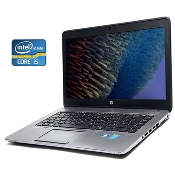 Ультрабук Б-класс HP EliteBook 840 G2 / 14" (1920x1080) IPS / Intel Core i5-5300U (2 (4) ядра по 2.3 - 2.9 GHz) / 8 GB DDR3 / 256 GB SSD / Intel HD Graphics 5500 / WebCam / Win 10 Pro б/у