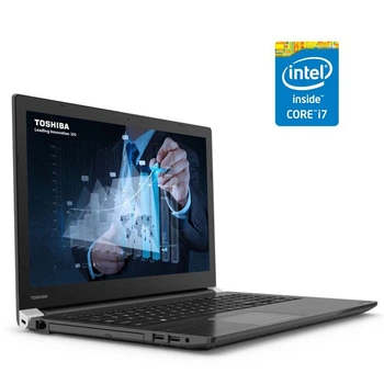 Ноутбук Б-клас Toshiba Satellite Pro A50-C / 15.6" (1920x1080) TN / Intel Core i7-6500U (2 (4) ядра по 2.5 - 3.1 GHz) / 16 GB DDR3 / 256 GB SSD / Intel HD Graphics 5500 / WebCam б/в