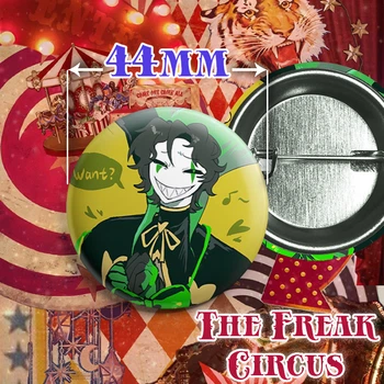 Значок Арлекин из игры The Freak Circus. №14. 44мм