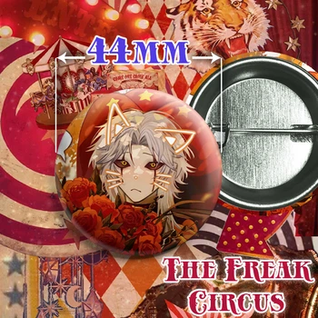 Значок Пьеро из игры The Freak Circus. №5. 44мм