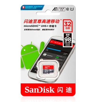 Карта пам'яті SanDisk MicroSDHC UHS-1 memory card 32GB CL10